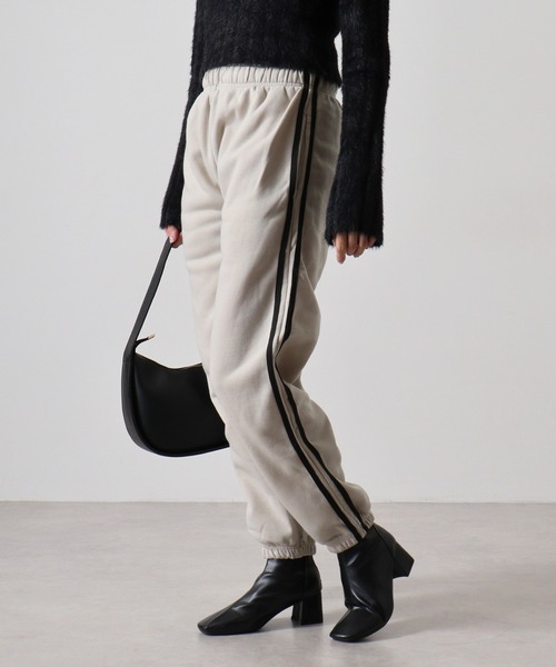 FUNALIVE(ファンアライブ)の「Fleece-lined sweatpants / 裏起毛 スウェットパンツ unisex(スウェットパンツ・メンズ・オートミール/ヘザーチャコール/グレイッシュベージュ/ブラック・M/L/XL)」の11枚目の写真