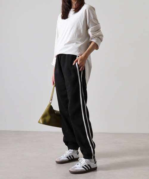 FUNALIVE(ファンアライブ)の「Fleece-lined sweatpants / 裏起毛 スウェットパンツ unisex(スウェットパンツ・メンズ・オートミール/ヘザーチャコール/グレイッシュベージュ/ブラック・M/L/XL)」の17枚目の写真