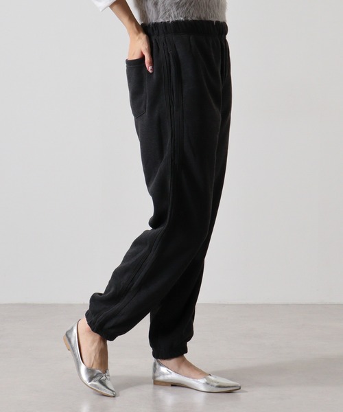 FUNALIVE(ファンアライブ)の「Fleece-lined sweatpants / 裏起毛 スウェットパンツ unisex(スウェットパンツ・メンズ・オートミール/ヘザーチャコール/グレイッシュベージュ/ブラック・M/L/XL)」の6枚目の写真