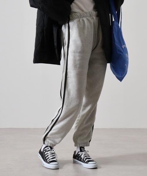 FUNALIVE(ファンアライブ)の「Fleece-lined sweatpants / 裏起毛 スウェットパンツ unisex(スウェットパンツ・メンズ・オートミール/ヘザーチャコール/グレイッシュベージュ/ブラック・M/L/XL)」の9枚目の写真
