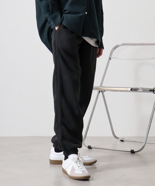 FUNALIVE(ファンアライブ)の「Fleece-lined sweatpants / 裏起毛 スウェットパンツ unisex(スウェットパンツ・メンズ・オートミール/ヘザーチャコール/グレイッシュベージュ/ブラック・M/L/XL)」の22枚目の写真
