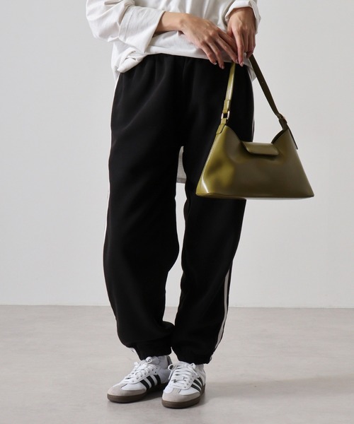 FUNALIVE(ファンアライブ)の「Fleece-lined sweatpants / 裏起毛 スウェットパンツ unisex(スウェットパンツ・メンズ・オートミール/ヘザーチャコール/グレイッシュベージュ/ブラック・M/L/XL)」の21枚目の写真