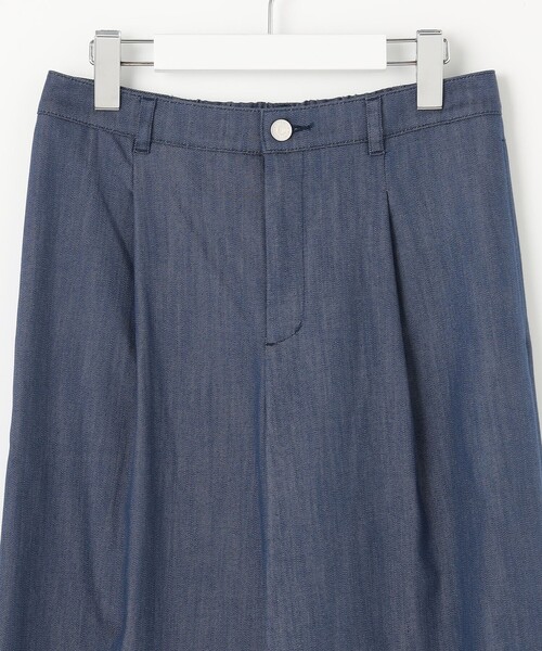 J.PRESS(ジェイプレス)の「【洗える】セルロースシャンブレー ワイド パンツ(その他パンツ・レディース・ネイビー系/ブルー系・7/9/11)」の15枚目の写真