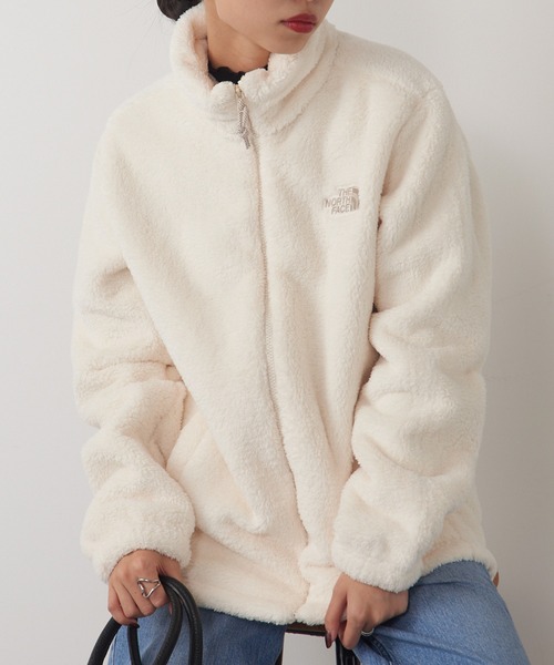 THE NORTH FACE(ザノースフェイス)の「【THE NORTH FACE】ボアフリースジップアップブルゾン COMFY ALPHA FLEECE ZIP UP NJ4FQ50(ブルゾン・レディース・ホワイト/ブラック/ダークグレー・XXL/S/L/M/XL/XXXL~XXXXL/XS)」の17枚目の写真