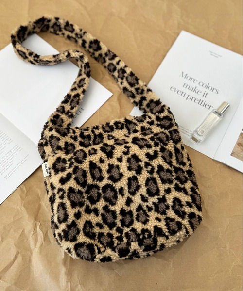 NOLITA LABORATORY（ノリータラボラトリー）の「【 NOLITA / ノリータ 】ボア レオパード ショルダーバッグ（ショルダーバッグ・レディース・アイボリー/ベージュ・FREE）」の2枚目の写真
