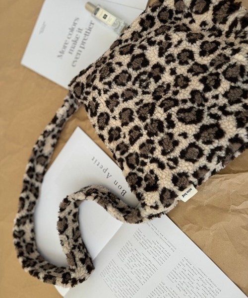 NOLITA LABORATORY（ノリータラボラトリー）の「【 NOLITA / ノリータ 】ボア レオパード ショルダーバッグ（ショルダーバッグ・レディース・アイボリー/ベージュ・FREE）」の5枚目の写真