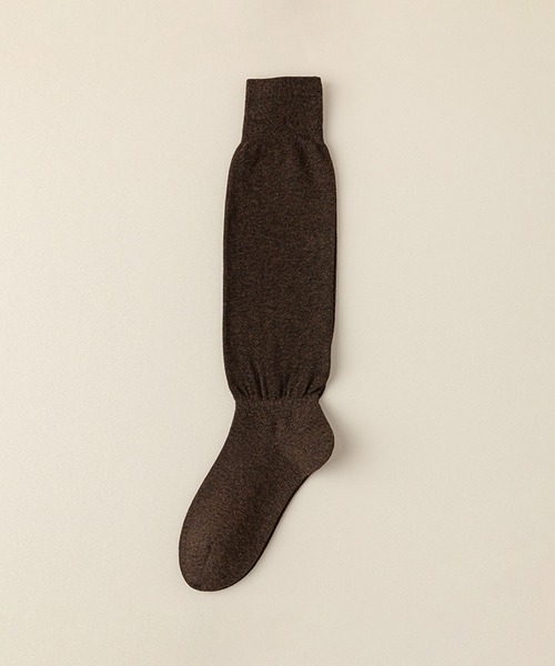 mosox（モソックス）の「【MOSOX】ルーズハイソックス（ソックス/靴下・レディース・ブラック/チョコ/ホワイト/ダークグレー/ベージュ・FREE）」の5枚目の写真