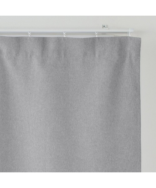 未使用　無印良品　ネイビー　ノンプリーツカーテン　100×200　遮光性　2枚 防炎・遮光性 ドビー織りノンプリーツカーテン | 無印良品
