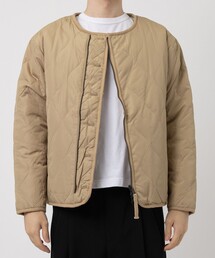 STUDIOUS（ステュディオス）の「【TAION/タイオン】MILITARY RIVERSIBLE CREW NECK DOWN JKT/軽量/洗える/リバーシブル（ダウンジャケット/コート）」