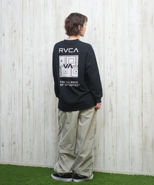 RVCA（ルーカ）の「RVCA/ルーカ セットアップ トラックパンツ BF043-707（その他パンツ・レディース・ベージュ/ブラック・L/M）」の5枚目の写真