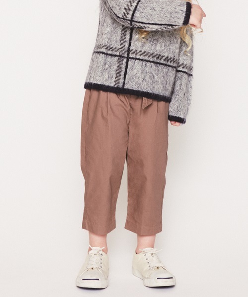 MNEMOSYNE / KID'S(ミネモシュネ)の「【MNEMOSYNE】テーパードパンツ(その他パンツ・キッズ・キャメル/ブラック・105/120/90)」の2枚目の写真
