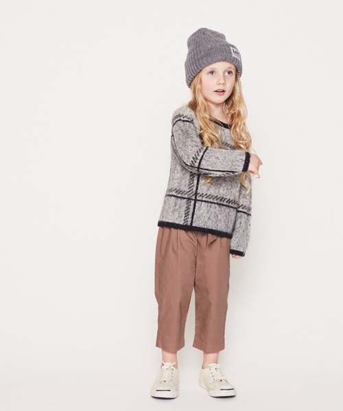 MNEMOSYNE / KID'S(ミネモシュネ)の「【MNEMOSYNE】テーパードパンツ(その他パンツ・キッズ・キャメル/ブラック・105/120/90)」の11枚目の写真