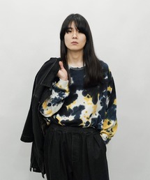 Aphlotus | タイダイ染 クルーネック L/S カットソー(Tシャツ/カットソー)
