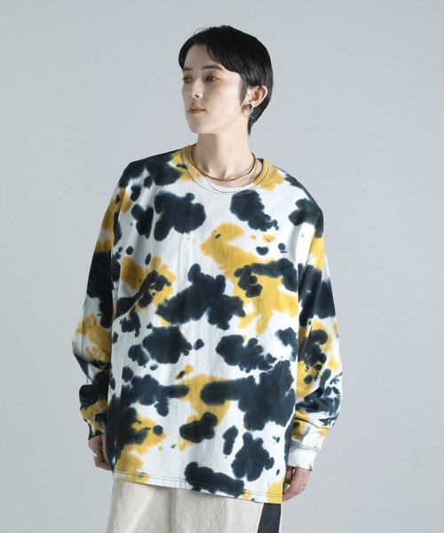 タイダイ染 クルーネック L/S カットソー（Tシャツ/カットソー