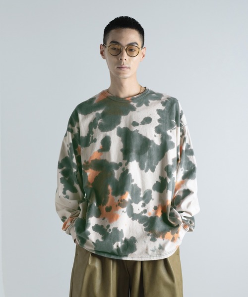 セール】タイダイ染 クルーネック L/S カットソー（Tシャツ/カットソー