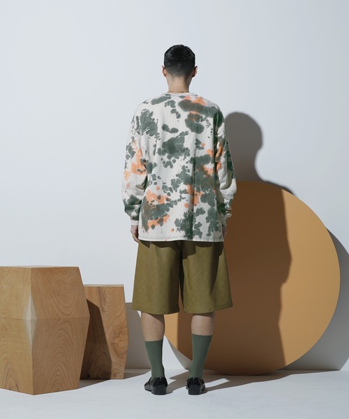 Aphlotus(アプロタス)の「タイダイ染 クルーネック L/S カットソー(Tシャツ/カットソー・メンズ・ブラック/ネイビー・LARGE/MEDIUM/SMALL)」の10枚目の写真