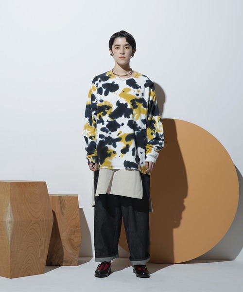 セール】タイダイ染 クルーネック L/S カットソー（Tシャツ/カットソー