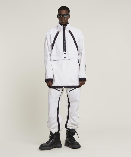 G-STAR（ジースター）の「Parachute Anorak/ミリタリーディテールスタンドカラージップデザインアノラックジャケット（ブルゾン・メンズ・ホワイト系その他・X-LARGE/SMALL/X-SMALL/LARGE/MEDIUM）」の3枚目の写真