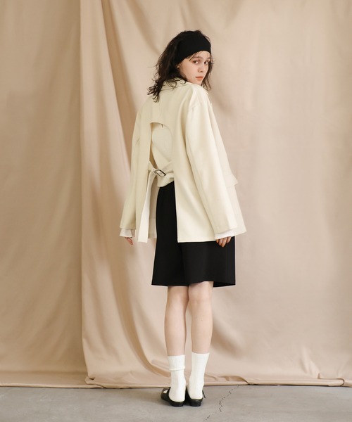 セール】バックオープンテーラードジャケット（テーラードジャケット