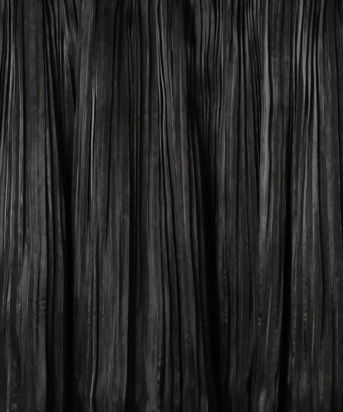 BAYFLOW（ベイフロー）の「[上品な光沢感]グロッシープリーツスカート（スカート・レディース・ブルー/テラコッタ/ブラック・FREE）」の7枚目の写真