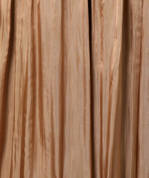 BAYFLOW（ベイフロー）の「[上品な光沢感]グロッシープリーツスカート（スカート・レディース・ブルー/テラコッタ/ブラック・FREE）」の8枚目の写真