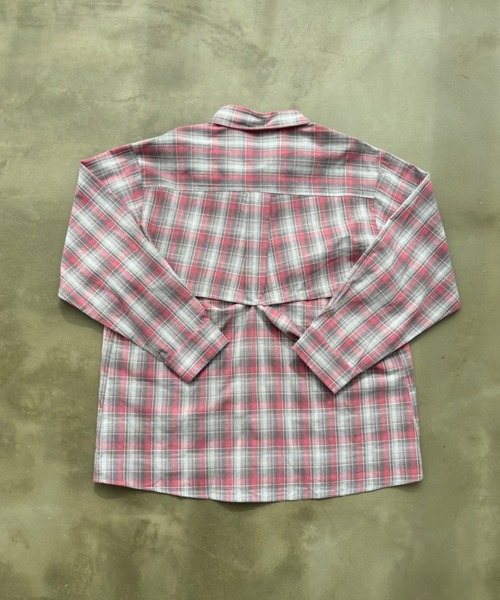 極美品♡　2024SS　スピック&スパン　シアーチェック　2WAY　シャツ シアーチェック2WAYシャツ[品番：SPRW0010645]｜SpRay（スプレイ