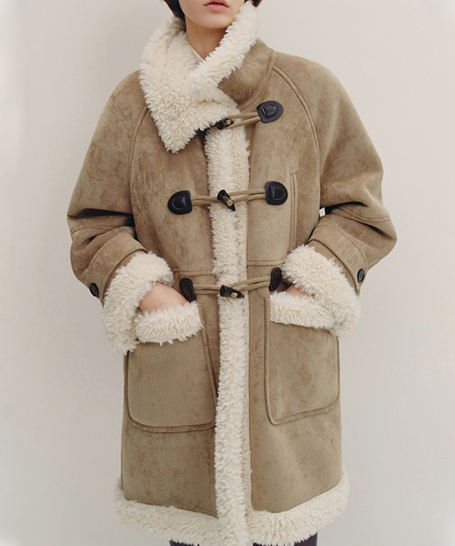 ボアカラー ムートンコート FD24W439【Fano Studios】【2025AW