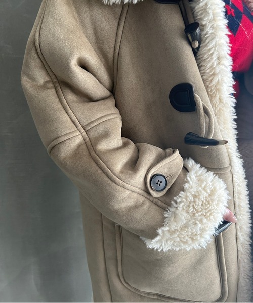 ボアカラー ムートンコート FD24W439【Fano Studios】【2025AW