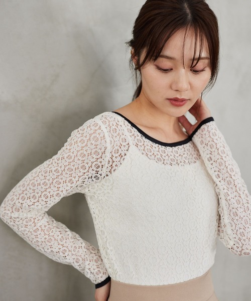 Andemiu（アンデミュウ）の「アソートバックシャンカット291762（Tシャツ/カットソー・レディース・ブラック系9/オフホワイト/ブラック系1/グレー・FREE）」の16枚目の写真