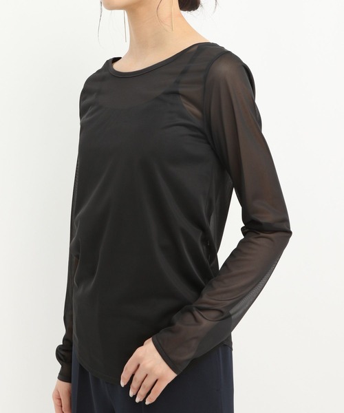 Andemiu（アンデミュウ）の「アソートバックシャンカット291762（Tシャツ/カットソー・レディース・ブラック系9/オフホワイト/ブラック系1/グレー・FREE）」の5枚目の写真