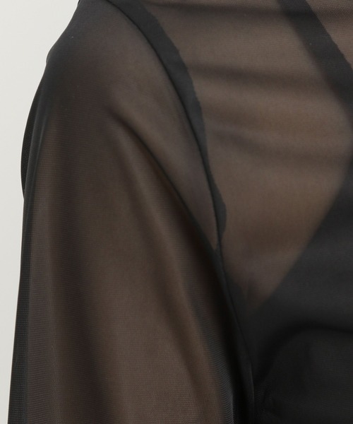 Andemiu（アンデミュウ）の「アソートバックシャンカット291762（Tシャツ/カットソー・レディース・ブラック系9/オフホワイト/ブラック系1/グレー・FREE）」の8枚目の写真