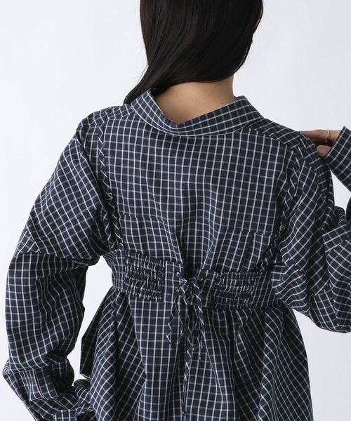 JEANASIS（ジーナシス）の「コットンチェックビスチェ/321933（その他トップス・レディース・グレー系その他/ネイビー系/ブルー系その他・FREE）」の11枚目の写真
