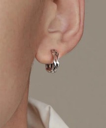 NO WAY（ノーウェイ）の「/Bz/EK219/ダブルツイストフープリングピアス/両耳用（ピアス（両耳用））」