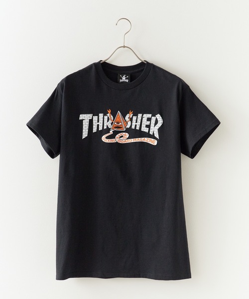 【珍品】vintage thrasher Tシャツ 80's スラッシャー THRASHER - 激レア80'S 当時物 THRASHER Tシャツ ヴィンテージ