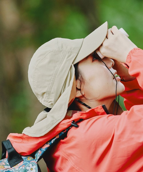 KiU（キウ）の「紫外線防止 サンシェードジェットキャップ 2ND（キャップ・レディース・ベージュ/ブラック/カーキ・FREE）」の2枚目の写真