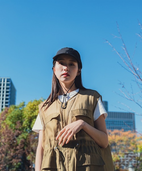KiU(キウ)の「紫外線防止 サンシェードジェットキャップ 2ND(キャップ・レディース・ベージュ/ブラック/カーキ・FREE)」の20枚目の写真