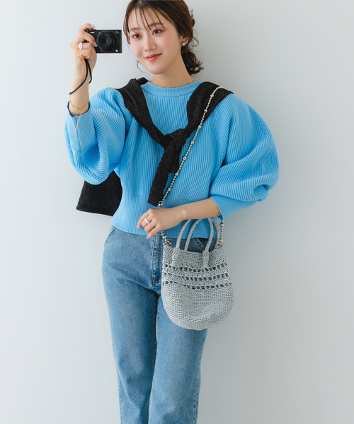 RODE SKO(ロデスコ)の「ビーズショルダーバッグ(ショルダーバッグ・レディース・シルバー/ブラック/ブラウン・ONE)」の7枚目の写真