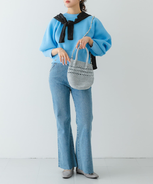 RODE SKO(ロデスコ)の「ビーズショルダーバッグ(ショルダーバッグ・レディース・シルバー/ブラック/ブラウン・ONE)」の8枚目の写真