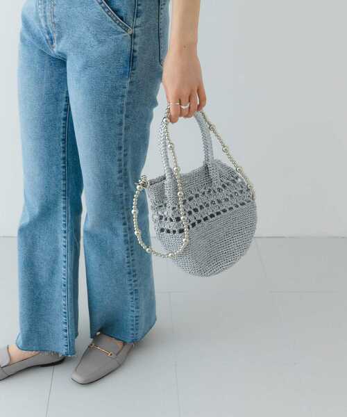 RODE SKO(ロデスコ)の「ビーズショルダーバッグ(ショルダーバッグ・レディース・シルバー/ブラック/ブラウン・ONE)」の9枚目の写真