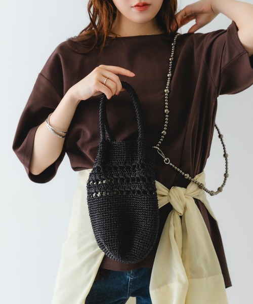 RODE SKO(ロデスコ)の「ビーズショルダーバッグ(ショルダーバッグ・レディース・シルバー/ブラック/ブラウン・ONE)」の10枚目の写真