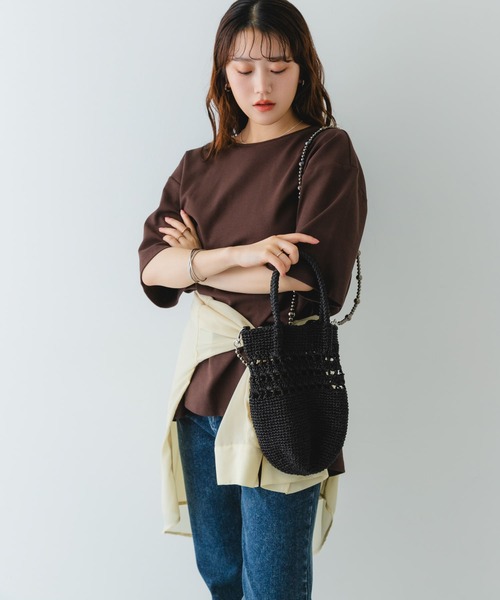 RODE SKO(ロデスコ)の「ビーズショルダーバッグ(ショルダーバッグ・レディース・シルバー/ブラック/ブラウン・ONE)」の11枚目の写真