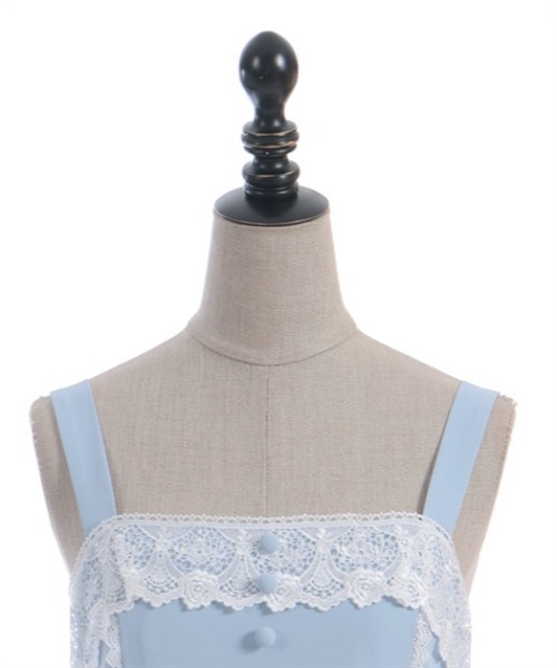 axes femme kawaii（アクシーズファムカワイイ）の「プランタンジャンパースカート（ジャンパースカート・レディース・サックスブルー/ピンク/ブルー・MEDIUM）」の4枚目の写真