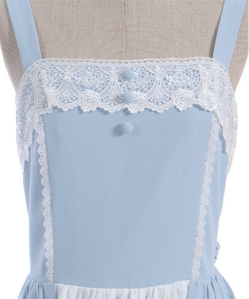 axes femme kawaii（アクシーズファムカワイイ）の「プランタンジャンパースカート（ジャンパースカート・レディース・サックスブルー/ピンク/ブルー・MEDIUM）」の6枚目の写真