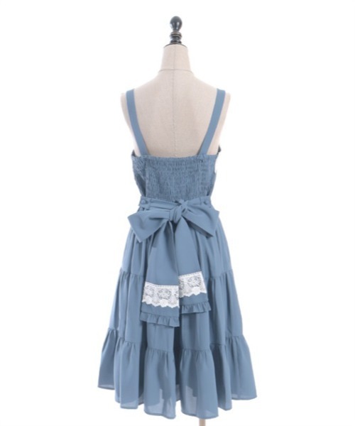 axes femme kawaii（アクシーズファムカワイイ）の「プランタンジャンパースカート（ジャンパースカート・レディース・サックスブルー/ピンク/ブルー・MEDIUM）」の12枚目の写真