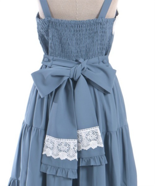 axes femme kawaii（アクシーズファムカワイイ）の「プランタンジャンパースカート（ジャンパースカート・レディース・サックスブルー/ピンク/ブルー・MEDIUM）」の17枚目の写真