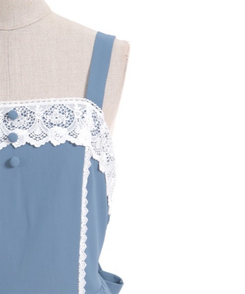 axes femme kawaii（アクシーズファムカワイイ）の「プランタンジャンパースカート（ジャンパースカート・レディース・サックスブルー/ピンク/ブルー・MEDIUM）」の18枚目の写真