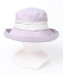 14+（イチヨンプラス）の「コットンリネンツートンセーラー（ハット）」