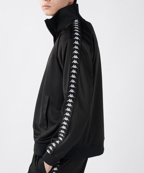 Kappa（カッパ）の「ジャージトラックジャケット (ユニセックス)（その他アウター・メンズ・ブラック/ホワイト・MEDIUM/LARGE/X-LARGE）」の3枚目の写真