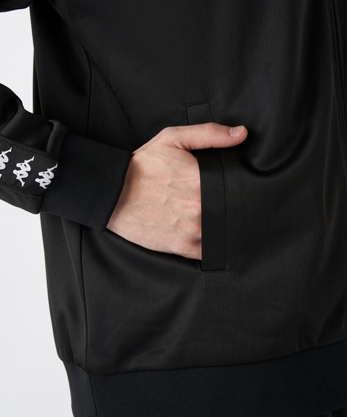 Kappa（カッパ）の「ジャージトラックジャケット (ユニセックス)（その他アウター・メンズ・ブラック/ホワイト・MEDIUM/LARGE/X-LARGE）」の5枚目の写真