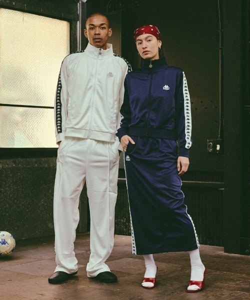 Kappa(カッパ)の「ジャージトラックジャケット (ユニセックス)(その他アウター・メンズ・ブラック/ホワイト・MEDIUM/LARGE/X-LARGE)」の8枚目の写真